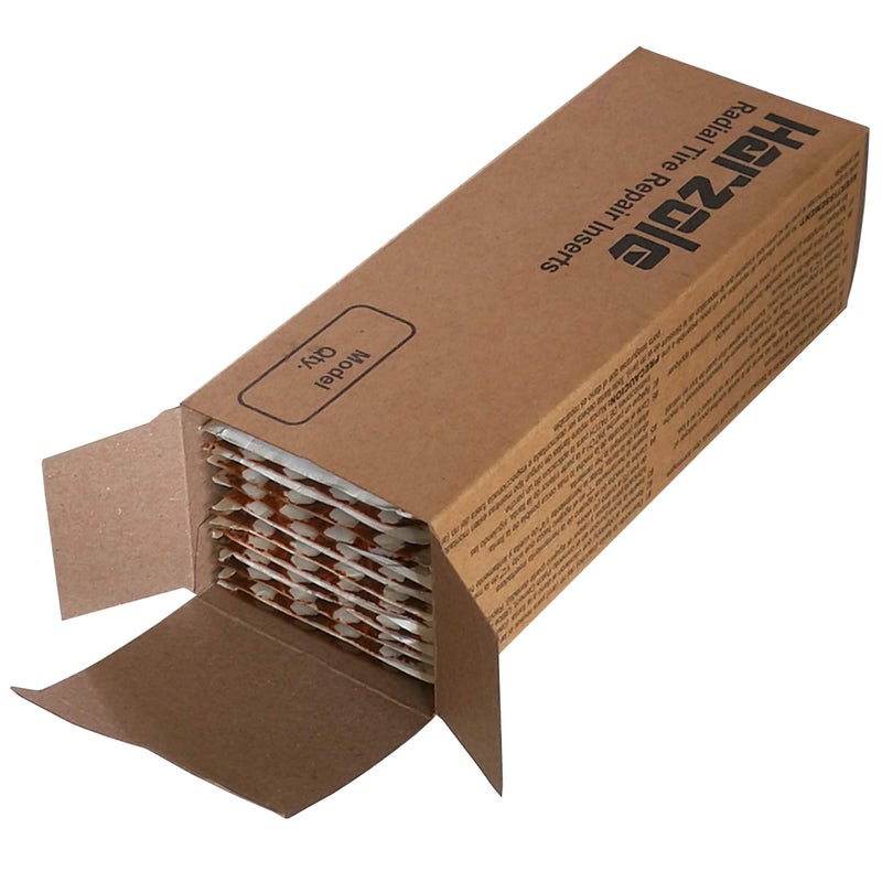 HARZOLE سلك إصلاح الإطارات TS-46020 لإصلاح الإطارات بدون أنبوب 6 4 بوصة بني 100 مم 100 قطعة - Image 2